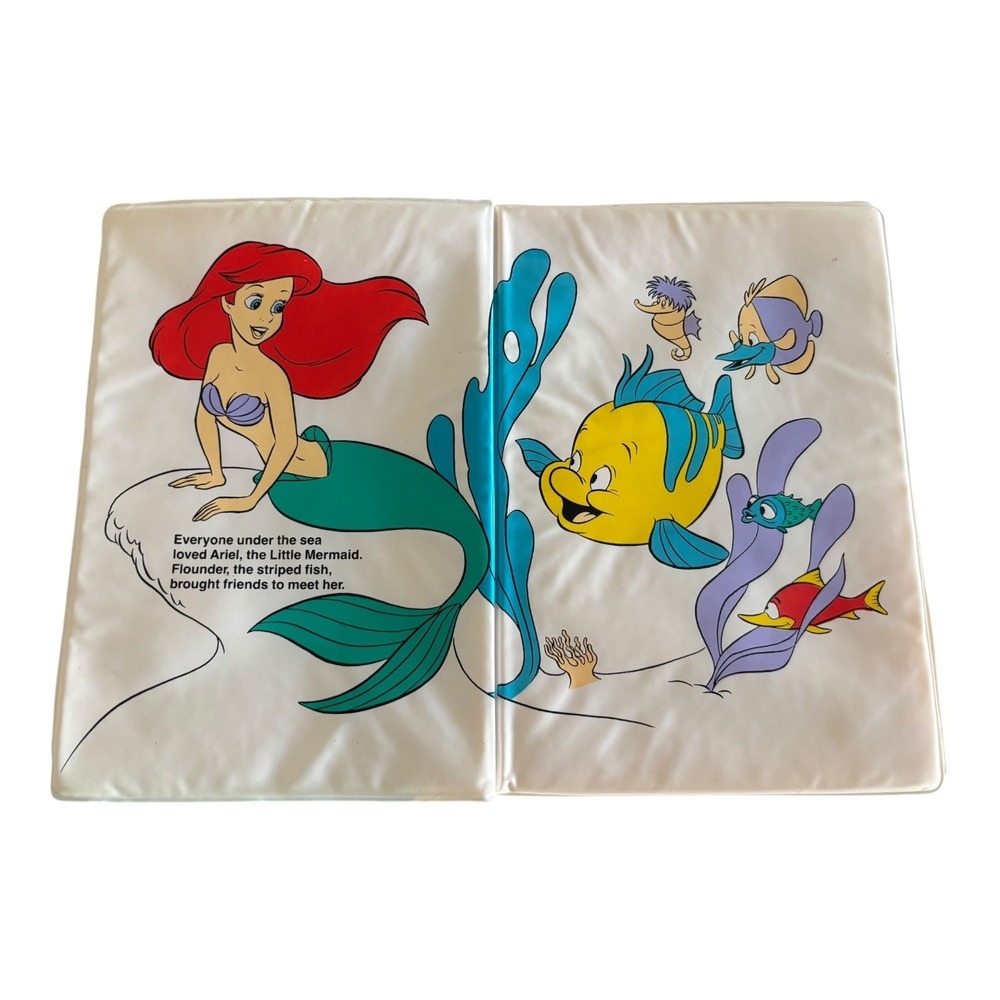 Disney Little Mermaid 101 Dalmatians Kids Activity Book Vintage Lot - Picture 2 of 4